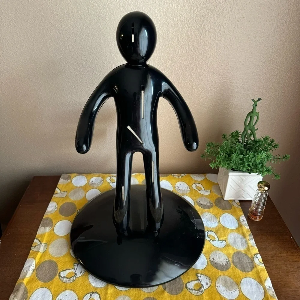 Raffaele Lannello The Ex’ black plastic knife block with sleeves